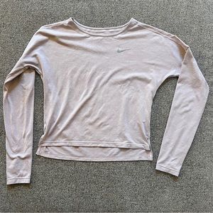 Nike Dri-FIT Long Sleeve Workout Vented Top Women’s Size XS